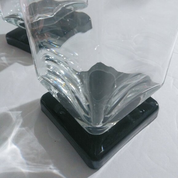 Cristal D'Arques Glasses Pink, Blue, Black Amaretto - Picture 6 of 7